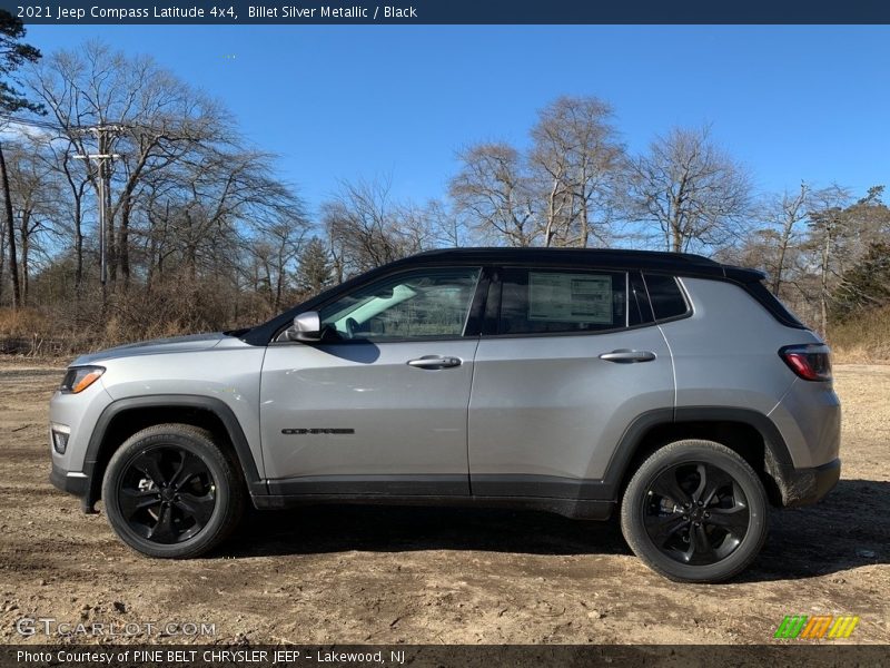 Billet Silver Metallic / Black 2021 Jeep Compass Latitude 4x4