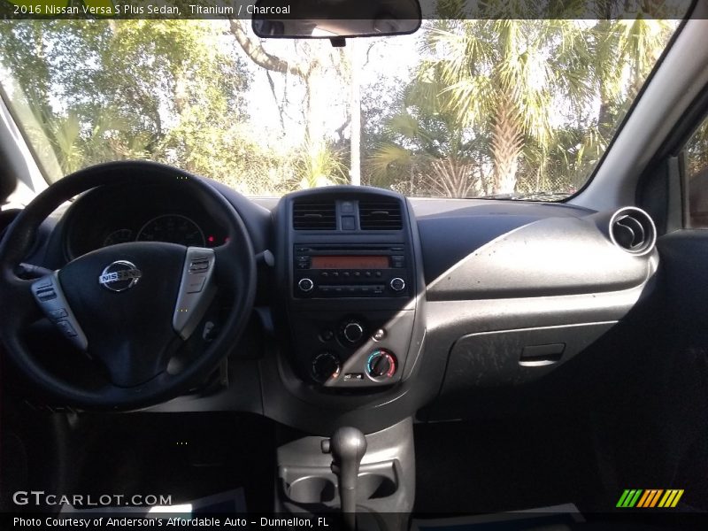 Titanium / Charcoal 2016 Nissan Versa S Plus Sedan