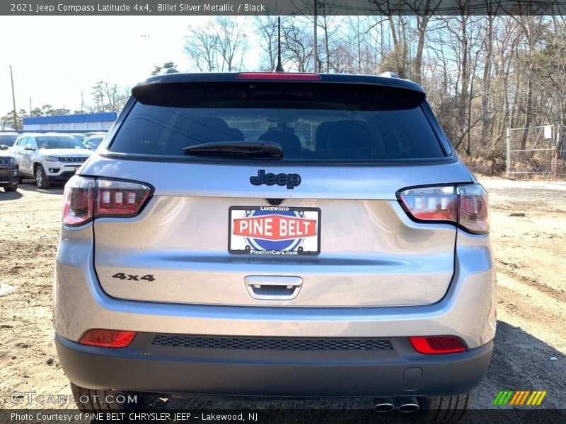Billet Silver Metallic / Black 2021 Jeep Compass Latitude 4x4