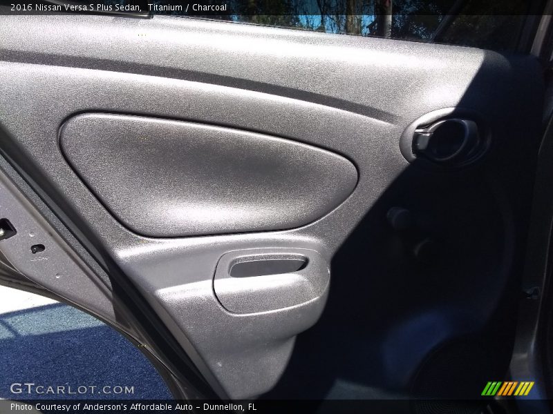 Titanium / Charcoal 2016 Nissan Versa S Plus Sedan