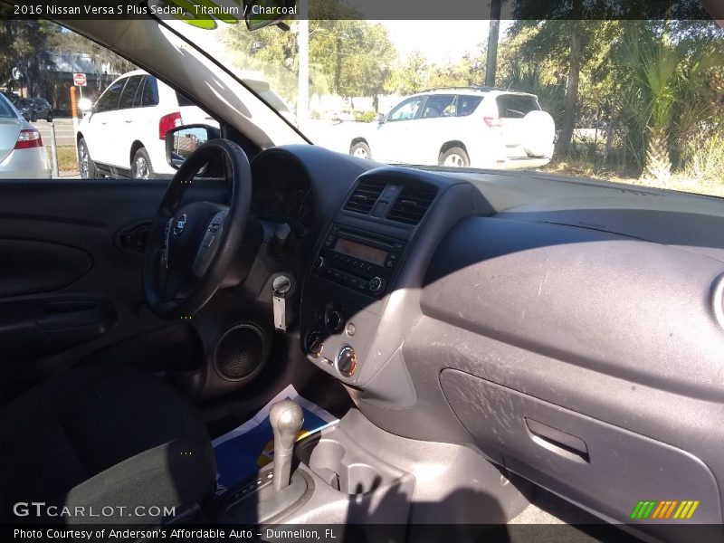 Titanium / Charcoal 2016 Nissan Versa S Plus Sedan