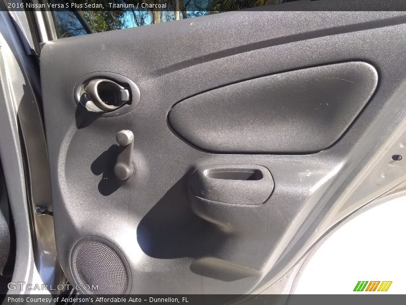 Titanium / Charcoal 2016 Nissan Versa S Plus Sedan