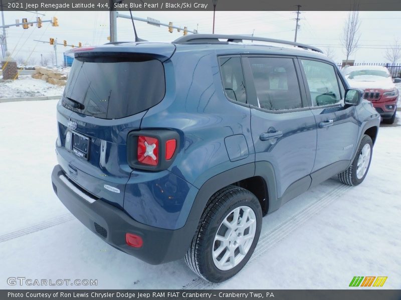 Slate Blue Pearl / Black/Ski Gray 2021 Jeep Renegade Latitude 4x4