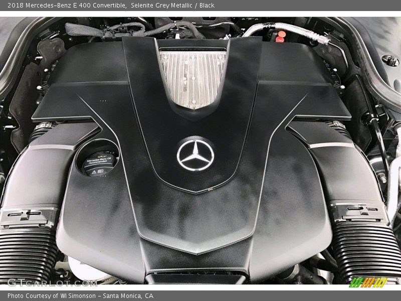 Selenite Grey Metallic / Black 2018 Mercedes-Benz E 400 Convertible