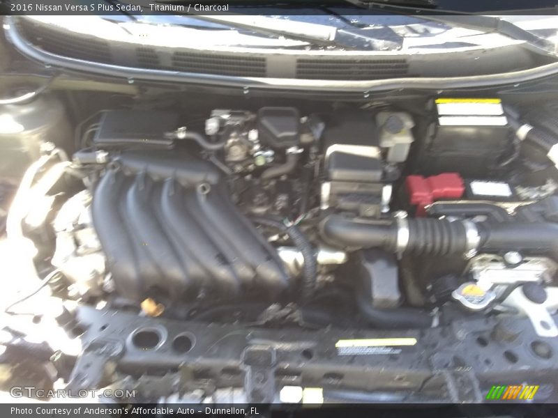 Titanium / Charcoal 2016 Nissan Versa S Plus Sedan