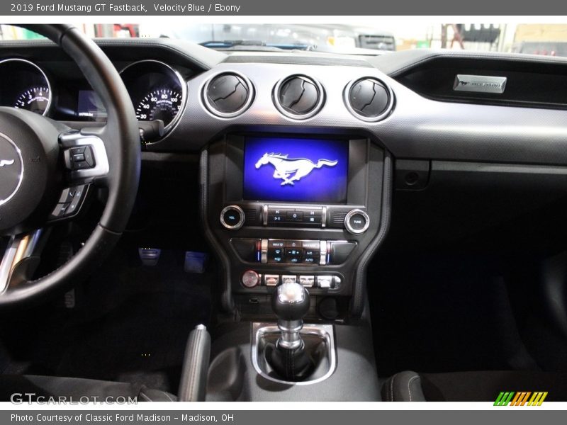 Velocity Blue / Ebony 2019 Ford Mustang GT Fastback