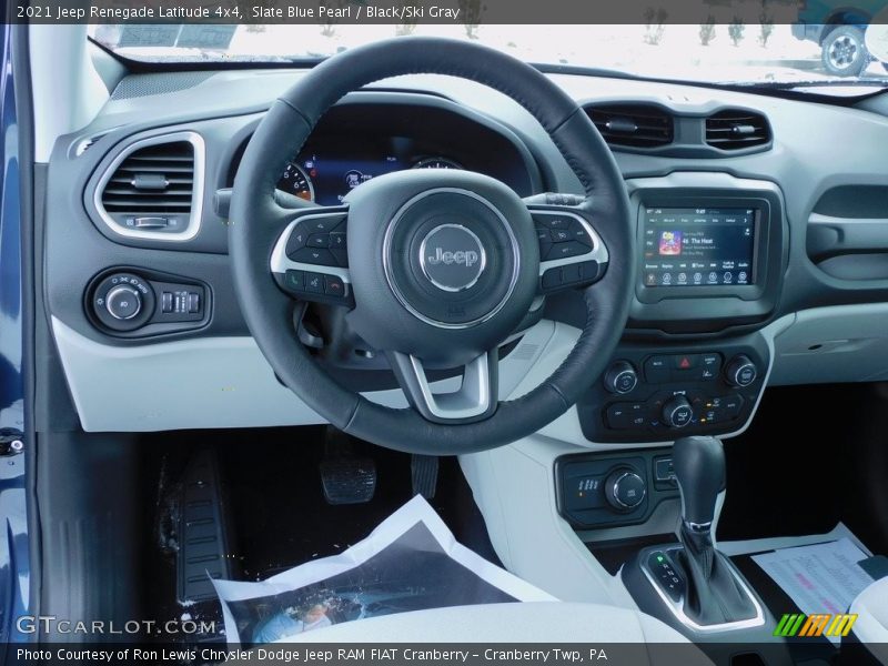Slate Blue Pearl / Black/Ski Gray 2021 Jeep Renegade Latitude 4x4