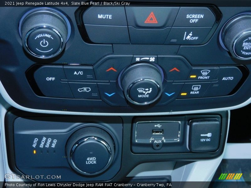 Slate Blue Pearl / Black/Ski Gray 2021 Jeep Renegade Latitude 4x4