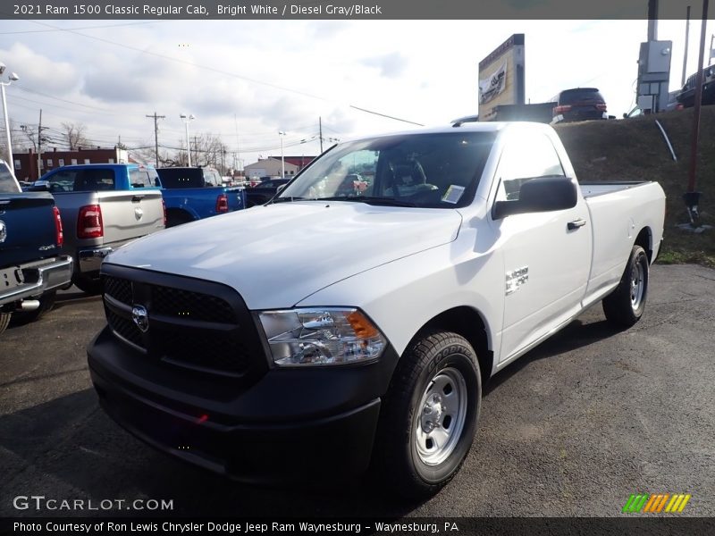 Bright White / Diesel Gray/Black 2021 Ram 1500 Classic Regular Cab