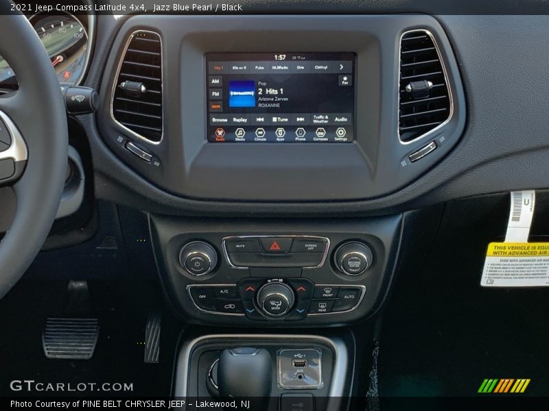 Jazz Blue Pearl / Black 2021 Jeep Compass Latitude 4x4