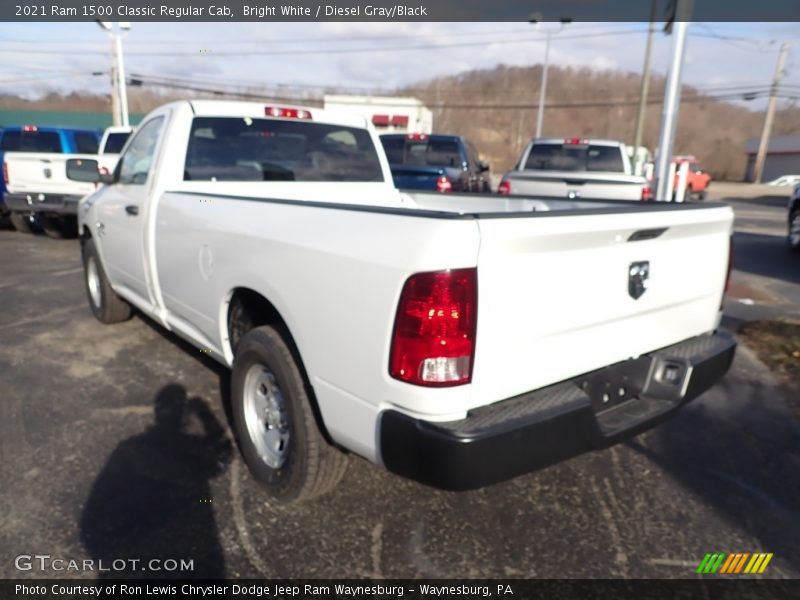 Bright White / Diesel Gray/Black 2021 Ram 1500 Classic Regular Cab