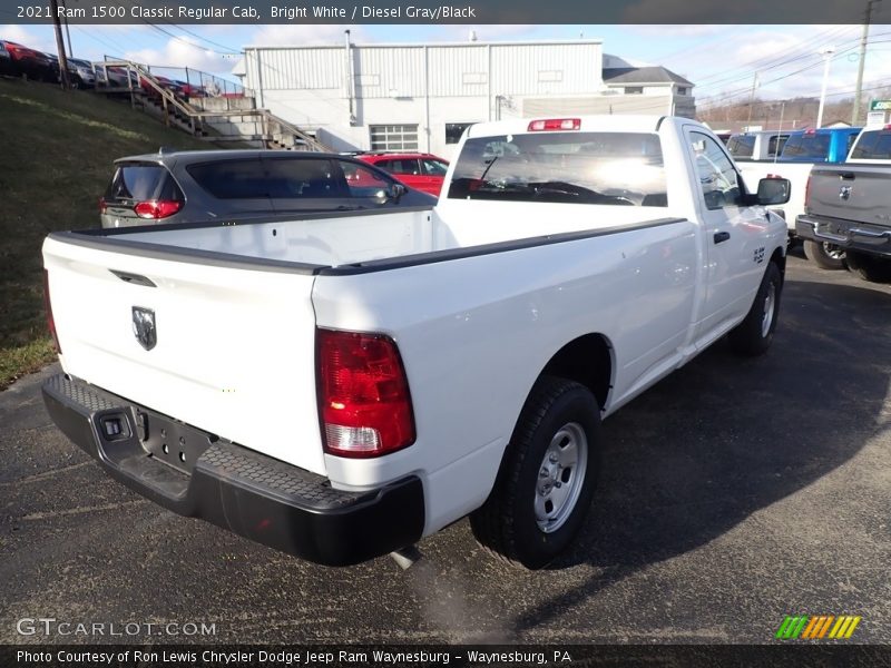 Bright White / Diesel Gray/Black 2021 Ram 1500 Classic Regular Cab