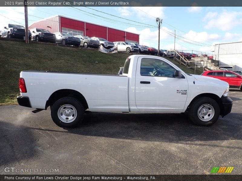 Bright White / Diesel Gray/Black 2021 Ram 1500 Classic Regular Cab