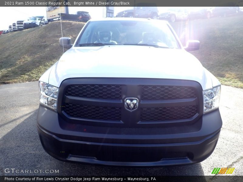Bright White / Diesel Gray/Black 2021 Ram 1500 Classic Regular Cab