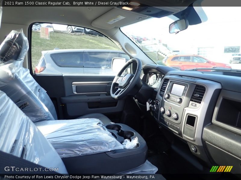 Bright White / Diesel Gray/Black 2021 Ram 1500 Classic Regular Cab
