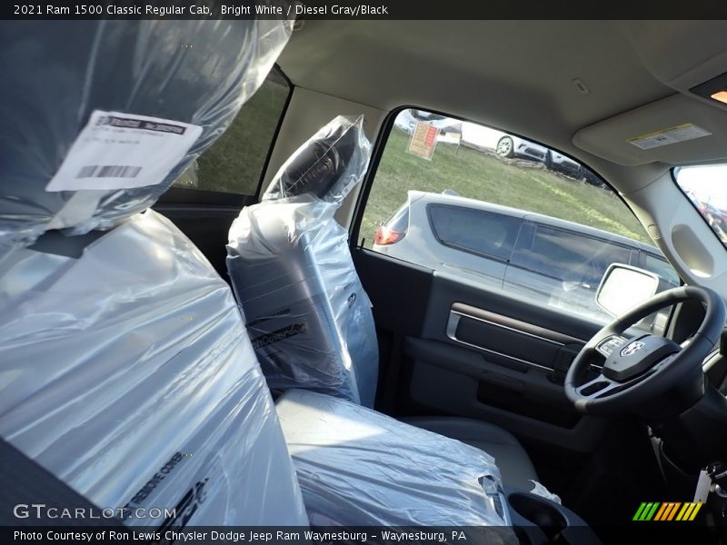 Bright White / Diesel Gray/Black 2021 Ram 1500 Classic Regular Cab