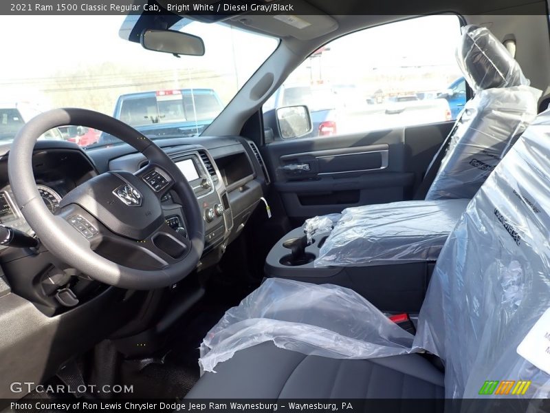 Bright White / Diesel Gray/Black 2021 Ram 1500 Classic Regular Cab