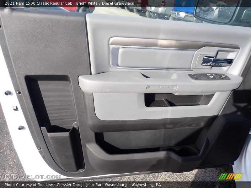 Bright White / Diesel Gray/Black 2021 Ram 1500 Classic Regular Cab