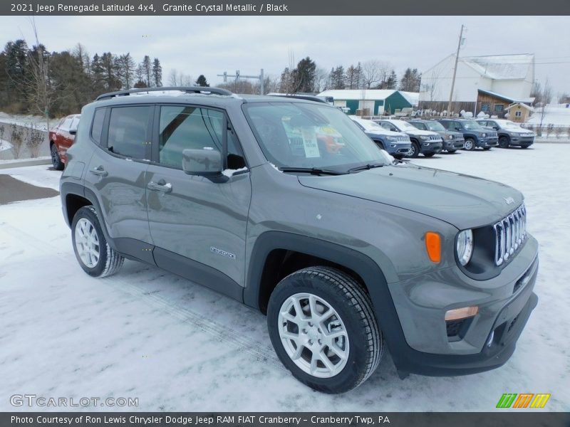 Granite Crystal Metallic / Black 2021 Jeep Renegade Latitude 4x4