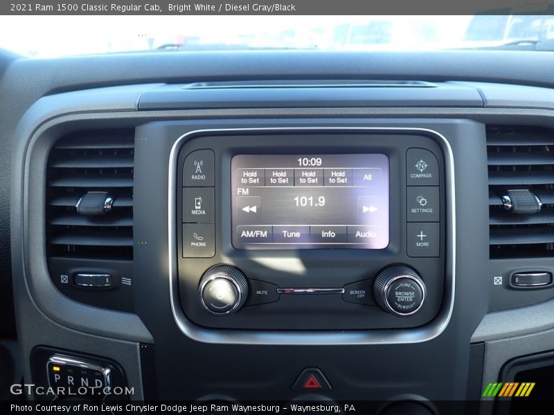 Bright White / Diesel Gray/Black 2021 Ram 1500 Classic Regular Cab