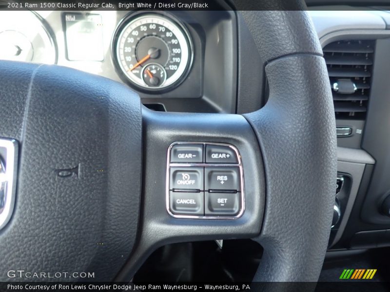 Bright White / Diesel Gray/Black 2021 Ram 1500 Classic Regular Cab