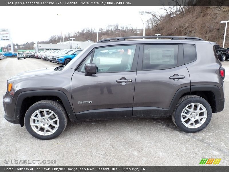 Granite Crystal Metallic / Black/Ski Gray 2021 Jeep Renegade Latitude 4x4