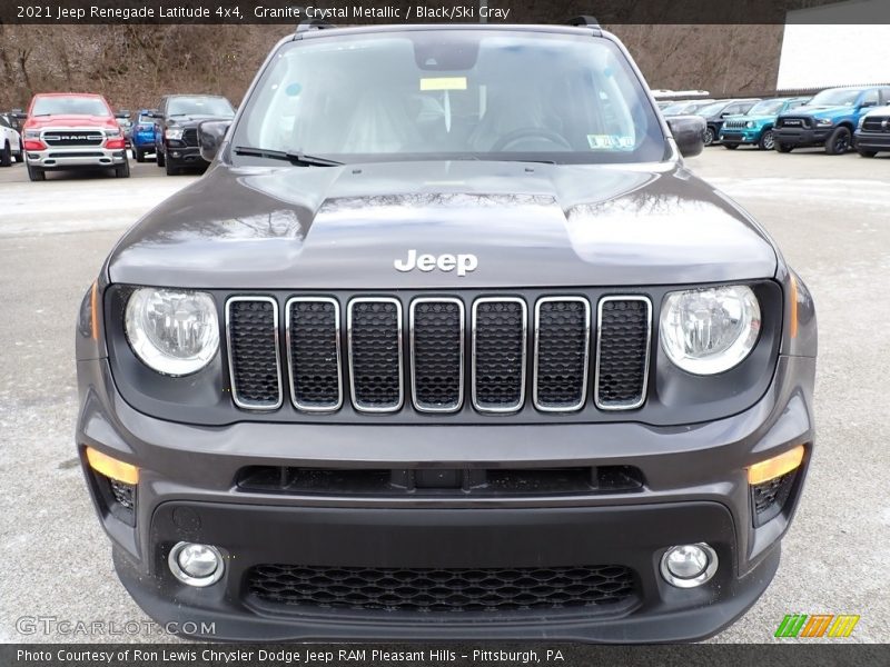 Granite Crystal Metallic / Black/Ski Gray 2021 Jeep Renegade Latitude 4x4