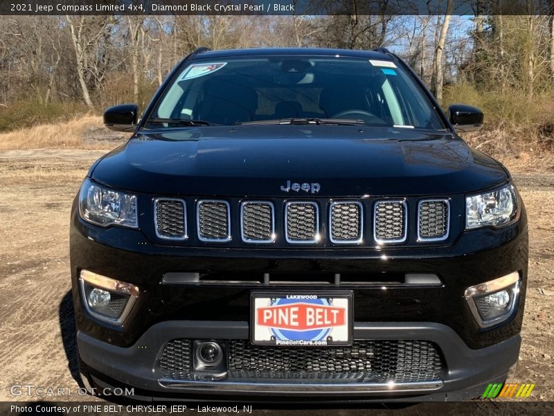 Diamond Black Crystal Pearl / Black 2021 Jeep Compass Limited 4x4