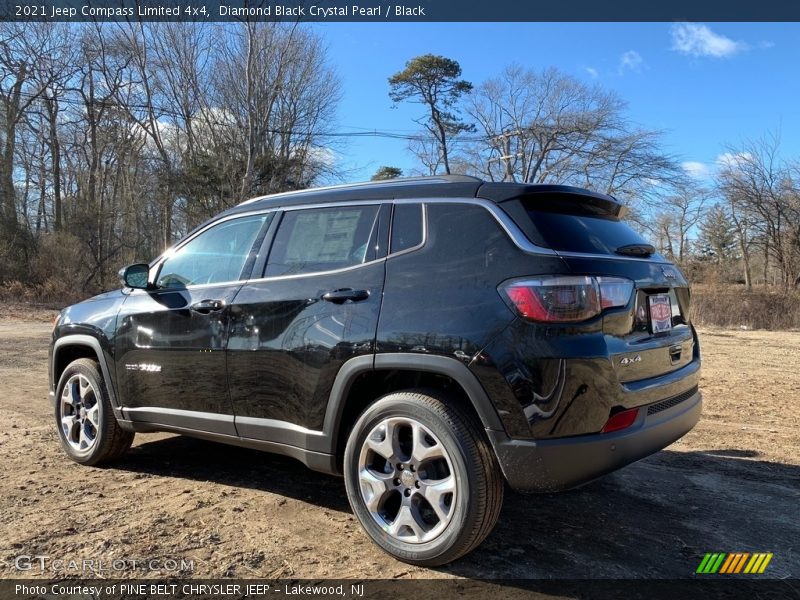 Diamond Black Crystal Pearl / Black 2021 Jeep Compass Limited 4x4