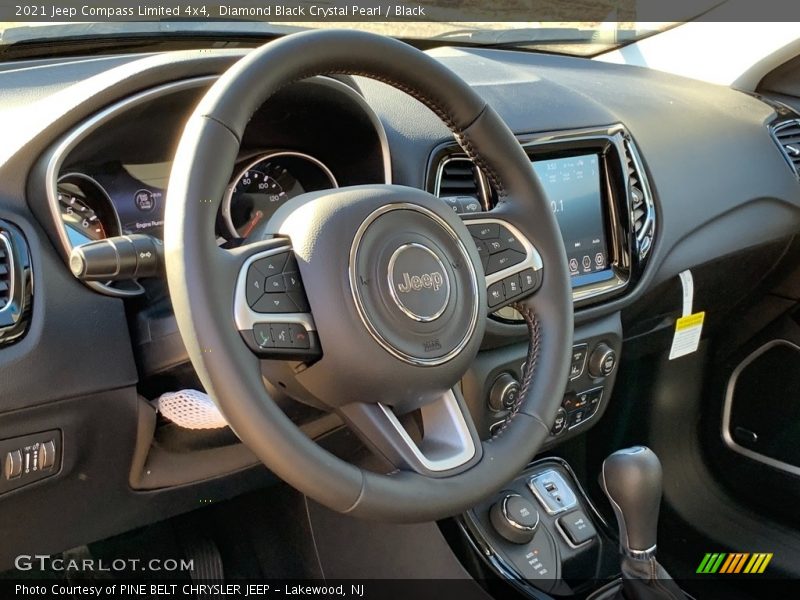 Diamond Black Crystal Pearl / Black 2021 Jeep Compass Limited 4x4