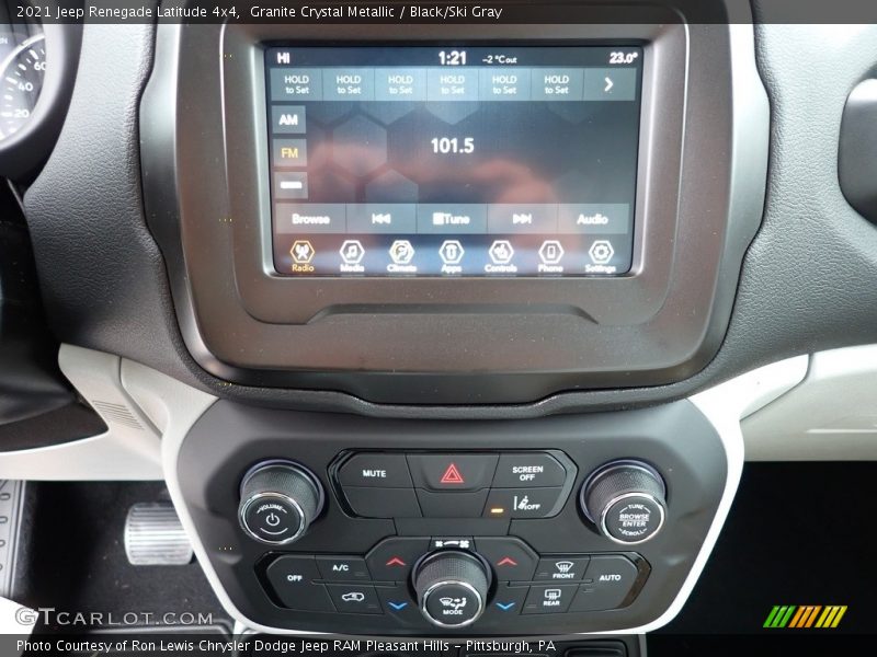 Granite Crystal Metallic / Black/Ski Gray 2021 Jeep Renegade Latitude 4x4
