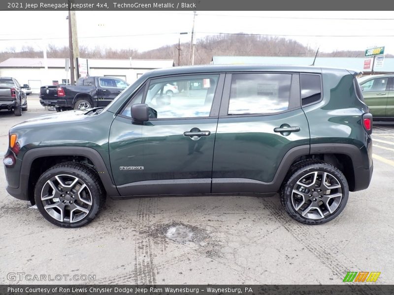 TechnoGreen Metallic / Black 2021 Jeep Renegade Jeepster 4x4