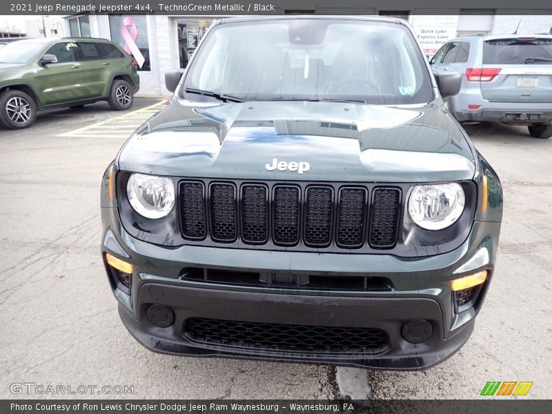 TechnoGreen Metallic / Black 2021 Jeep Renegade Jeepster 4x4