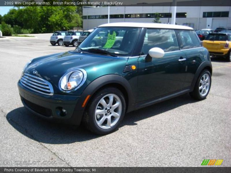 British Racing Green Metallic / Black/Grey 2009 Mini Cooper Hardtop