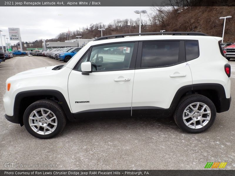 Alpine White / Black 2021 Jeep Renegade Latitude 4x4