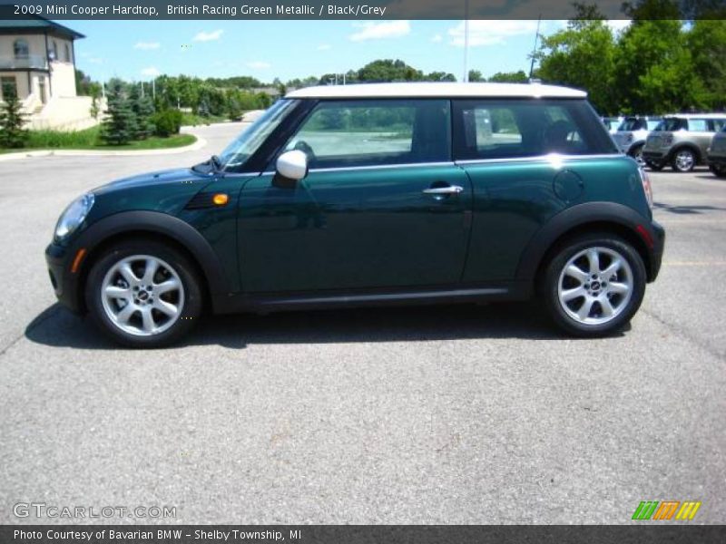 British Racing Green Metallic / Black/Grey 2009 Mini Cooper Hardtop