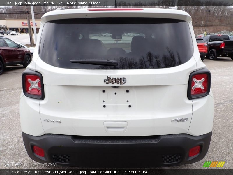 Alpine White / Black 2021 Jeep Renegade Latitude 4x4