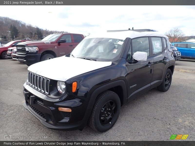 Black / Black 2021 Jeep Renegade Sport