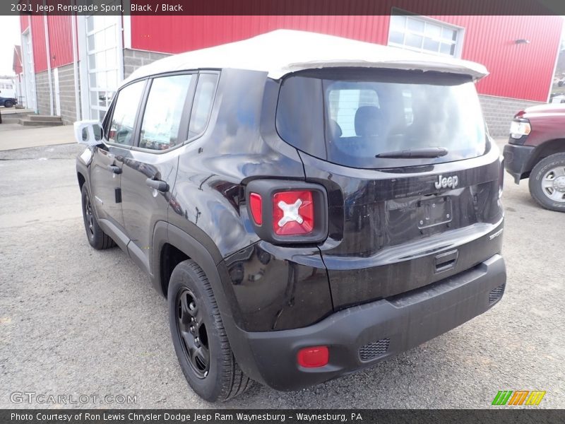 Black / Black 2021 Jeep Renegade Sport