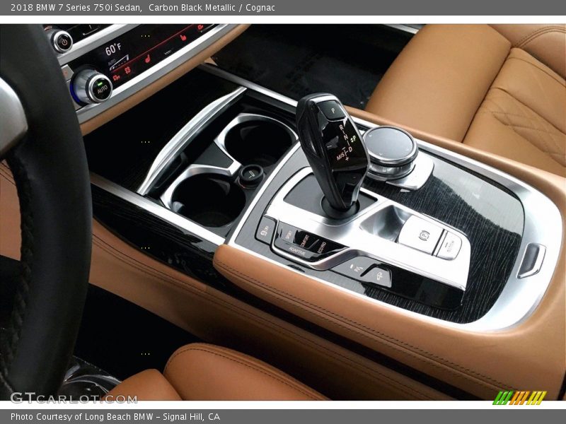 Carbon Black Metallic / Cognac 2018 BMW 7 Series 750i Sedan