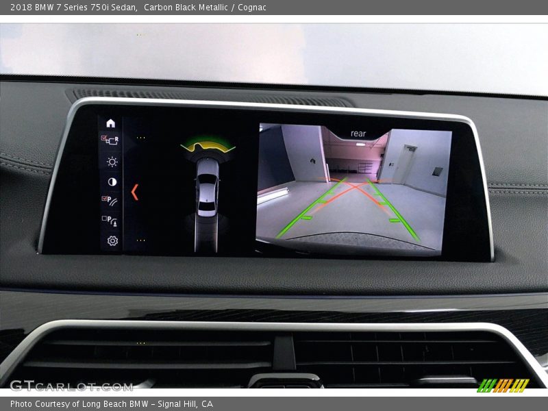 Carbon Black Metallic / Cognac 2018 BMW 7 Series 750i Sedan