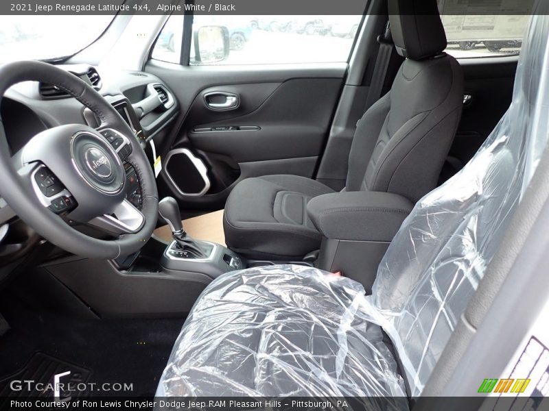 Alpine White / Black 2021 Jeep Renegade Latitude 4x4