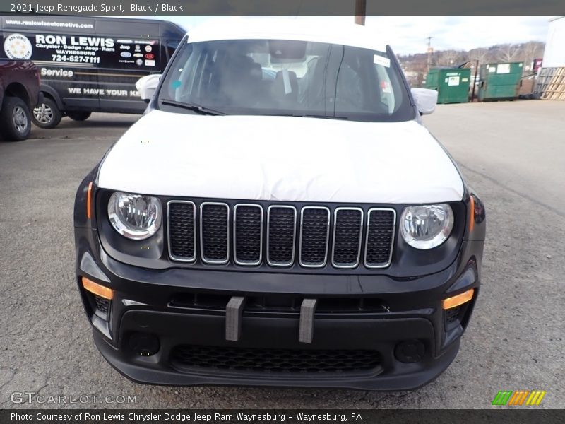 Black / Black 2021 Jeep Renegade Sport