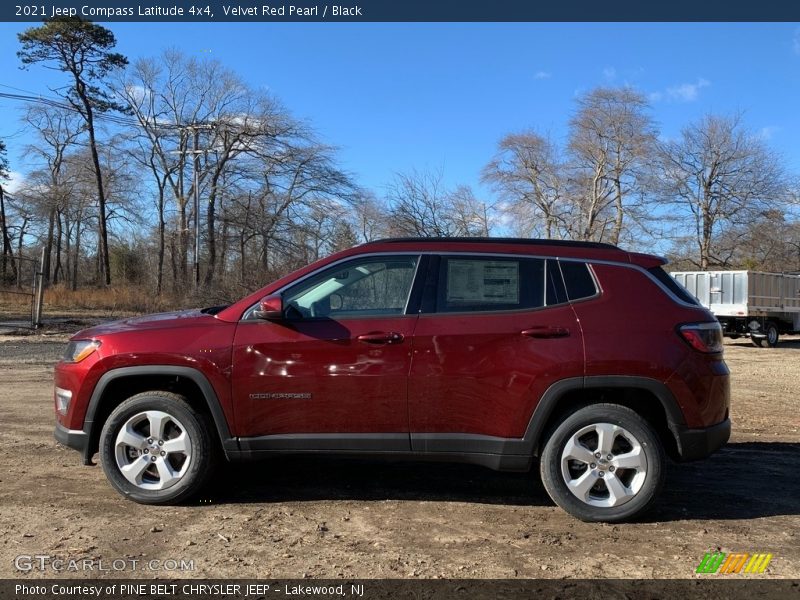 Velvet Red Pearl / Black 2021 Jeep Compass Latitude 4x4