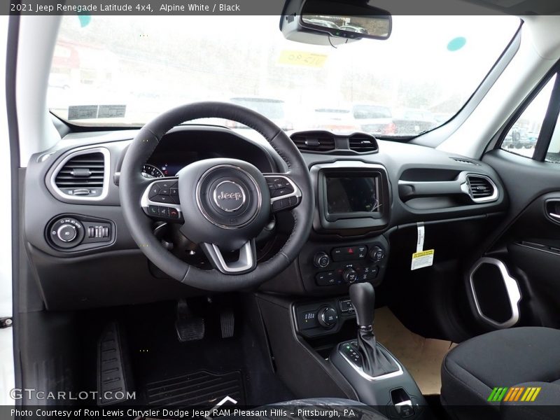 Alpine White / Black 2021 Jeep Renegade Latitude 4x4
