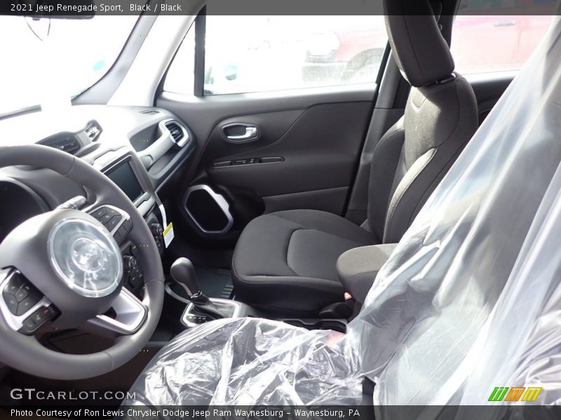 Black / Black 2021 Jeep Renegade Sport