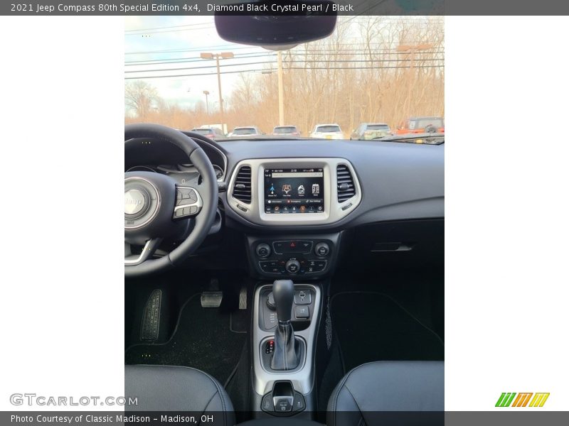 Diamond Black Crystal Pearl / Black 2021 Jeep Compass 80th Special Edition 4x4