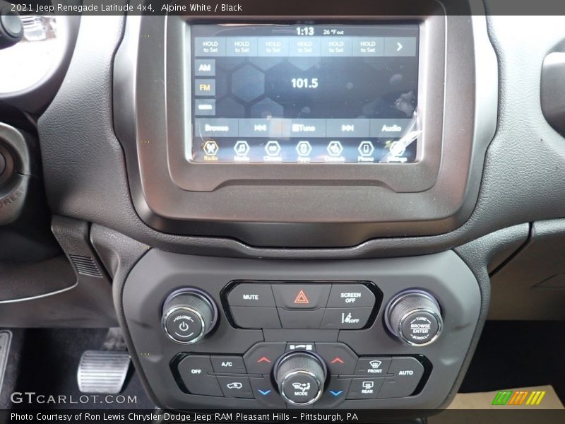Alpine White / Black 2021 Jeep Renegade Latitude 4x4