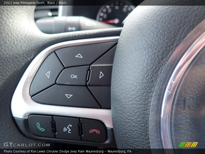 Black / Black 2021 Jeep Renegade Sport