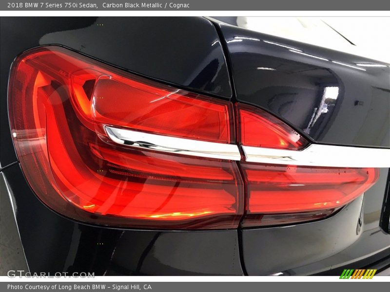 Carbon Black Metallic / Cognac 2018 BMW 7 Series 750i Sedan